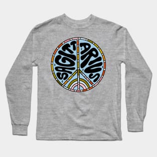 Sagittarius Peace Sign Long Sleeve T-Shirt